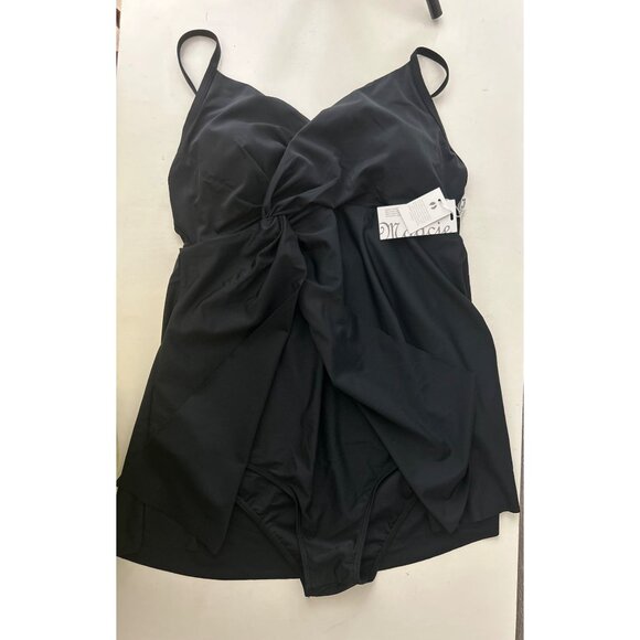 Maternity Black Wrap Swimsuit With Adjustable Straps - Size L - Picture 9 of 9